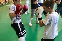 K-1 rendszerű edzés Molnár Zolival a Seishin Dojoban