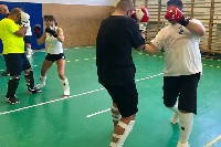 K-1 rendszerű edzés Molnár Zolival a Seishin Dojoban