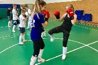 K-1 rendszerű edzés Molnár Zolival a Seishin Dojoban