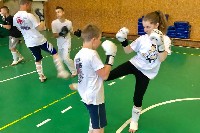 K-1 rendszerű edzés Molnár Zolival a Seishin Dojoban