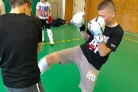 K-1 rendszerű edzés Molnár Zolival a Seishin Dojoban
