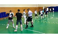 K-1 rendszerű edzés Molnár Zolival a Seishin Dojoban