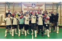 K-1 rendszerű edzés Molnár Zolival a Seishin Dojoban