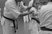 Kancho Gerard Gordeau 9. Dan az IBK vezetője edzést tart a Seishin Dojoban