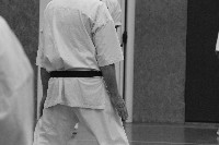 Kancho Gerard Gordeau 9. Dan az IBK vezetője edzést tart a Seishin Dojoban