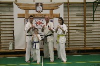 Kancho Gerard Gordeau 9. Dan az IBK vezetője edzést tart a Seishin Dojoban