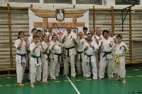 Kancho Gerard Gordeau 9. Dan az IBK vezetője edzést tart a Seishin Dojoban