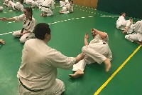 Küzdőtechnikai tréning Sensei Gottfried Sándor 3. Dan mesterrel
