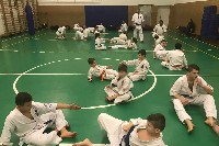 Küzdőtechnikai tréning Sensei Gottfried Sándor 3. Dan mesterrel