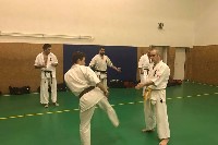 Küzdőtechnikai tréning Sensei Gottfried Sándor 3. Dan mesterrel