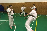 Küzdőtechnikai tréning Sensei Gottfried Sándor 3. Dan mesterrel