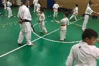 Küzdőtechnikai tréning Sensei Gottfried Sándor 3. Dan mesterrel