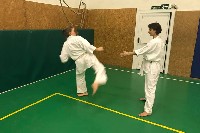 Küzdőtechnikai tréning Sensei Gottfried Sándor 3. Dan mesterrel