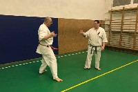 Küzdőtechnikai tréning Sensei Gottfried Sándor 3. Dan mesterrel
