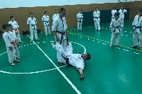 Küzdőtechnikai tréning Sensei Gottfried Sándor 3. Dan mesterrel