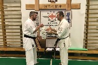 Küzdőtechnikai tréning Sensei Gottfried Sándor 3. Dan mesterrel